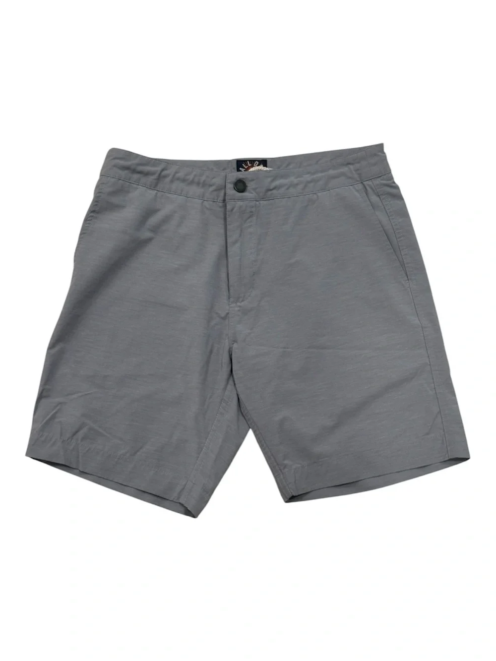 Faherty Men's Gray Flat-Front Shorts
